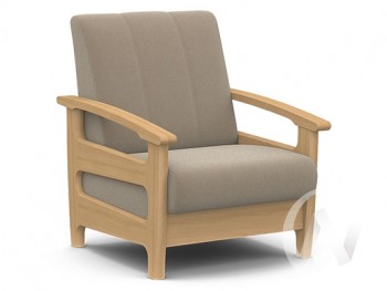 Кресло для отдыха Омега (бук лак/CATANIA LATTE) в Петровском - petrovskij.mebel54.com | фото